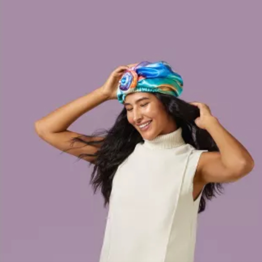 Lined Hair Turban